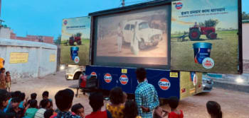 Advertising in Caravan  - Mobile van in Rural India