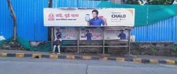 Advertising on Bus Shelter in Pali Hill  81263