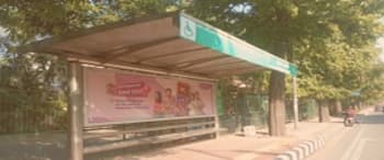 Advertising on Bus Shelter in Panchsheel Park 84213