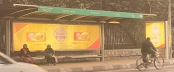 Advertising on Bus Shelter in Vasant Vihar 84335