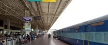 Advertising in Krishnaraja Puram Railway Station, Bangalore