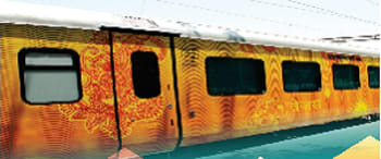 Advertising in Tejas Express Train