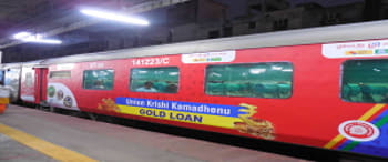 Advertising in Shatabdi Express Train, Chennai ⇄ Mysuru