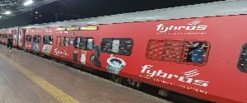 Advertising in Brindavan Express Train, Chennai ⇄ Bangalore