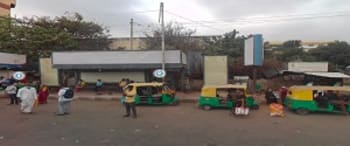 Advertising on Bus Shelter in Hebbal  88276