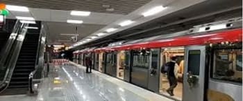 Advertising in Metro Station Esplanade, Kolkata