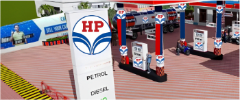 Advertising in HPCL Petrol Pump, Bangalore