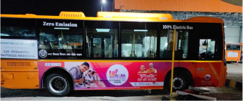 Advertising in AC Bus Jhansi