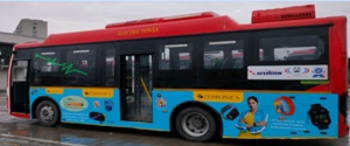 Advertising in AC Bus Noida