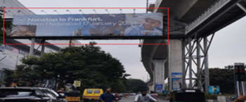 Advertising on Skywalk in HITEC City  91567