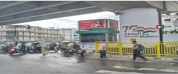 Advertising on Hoarding in Benz Circle 95150