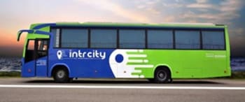 Advertising in IntrCity AC Bus