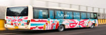 Uber Shuttle AC Bus