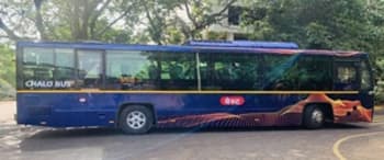 Advertising in Chalo AC Bus