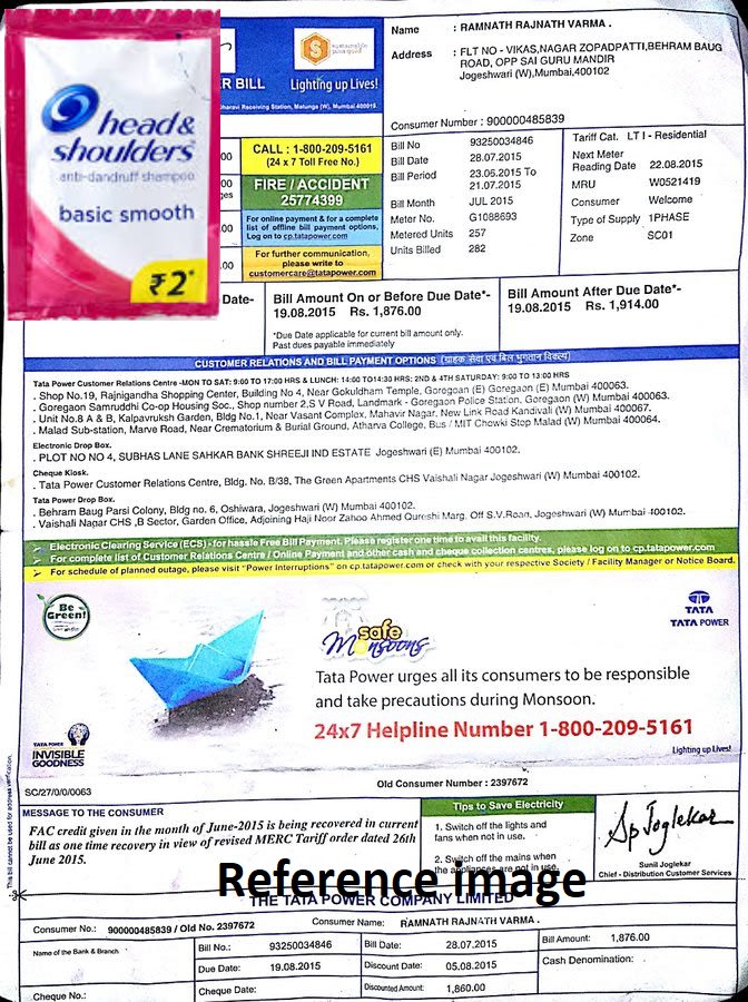 Electricity Bills - Mumbai - Sampling - Tata Power Advertising