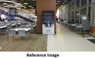 Standee - Building Reception - 3 W x 6 H Ft