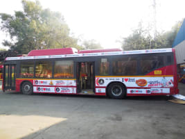 AC Bus - Delhi - Full Bus - Exterior Advertising Option - 1 - DTC Bus