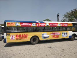 Non AC Bus - Hyderabad-Metro Bus Advertising- Driver Side