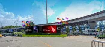 Kolkata Airport-Outside Area Advertising-Digital Screen - 20 W x 10 H Ft - After Exit Toll Going Towards City