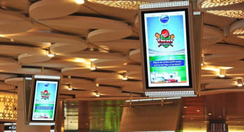 Mumbai Airport-Digital Screens Advertising-T2- Domestic departure - 58 Screens Package - 55 Inches-Option 1