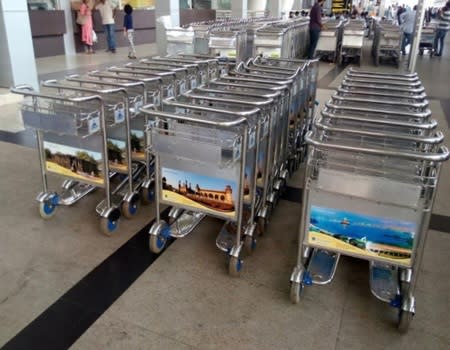 Chennai Airport- Luggage Trolley Advertising-Option 7