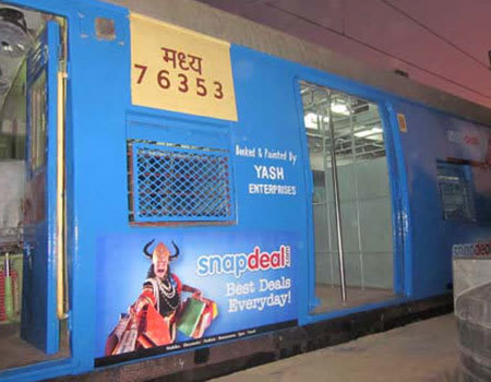 Local Train - Mumbai-Exterior Train Advertising-Option 5