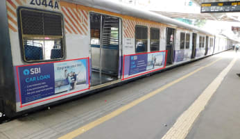 Local Train - Mumbai-Exterior Train Advertising-Option 1