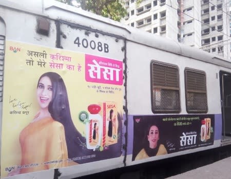Local Train - Mumbai-Exterior Train Advertising-Option 2