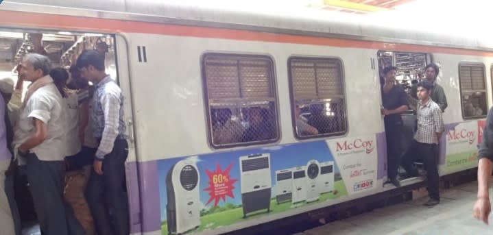 Local Train - Mumbai-Exterior Train Advertising-Exterior panel