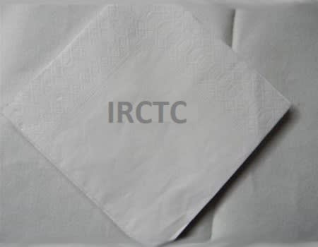 IRCTC Catering - All India - Paper Napkin Advertising