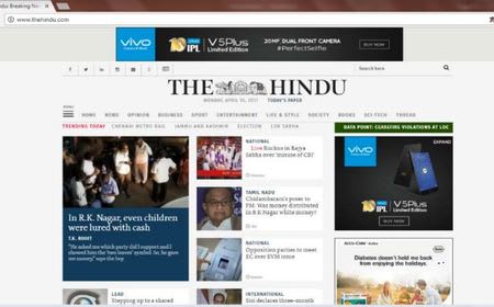 The Hindu Business Line - Banner Advertising Option 2