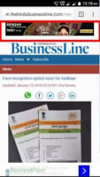 The Hindu Business Line - Banner Advertising Option 1