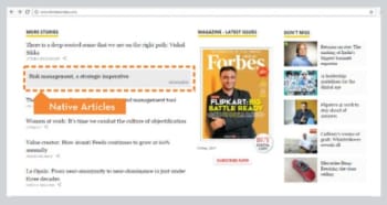 Forbes - Article Advertising Option 1
