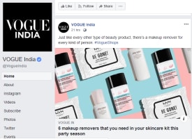 Vogue, Website - Social Media Post Advertising