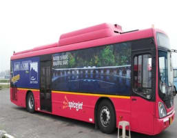 Jaipur Airport-Tarmac Coach - Exterior Advertising-