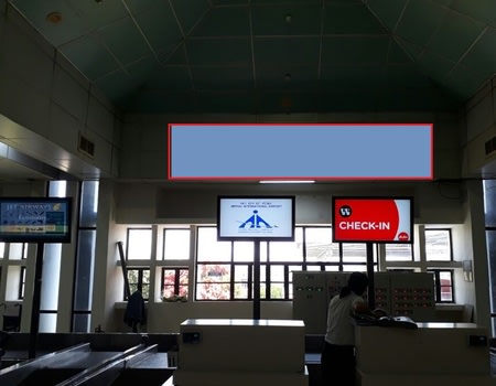 Departure - Behind Check in Counter 1 - 20 x 2 Ft-Back Lit Panel