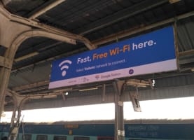 Signage - PLATFORM 4&5 - 12x3 ft - 1 (Double Sided)