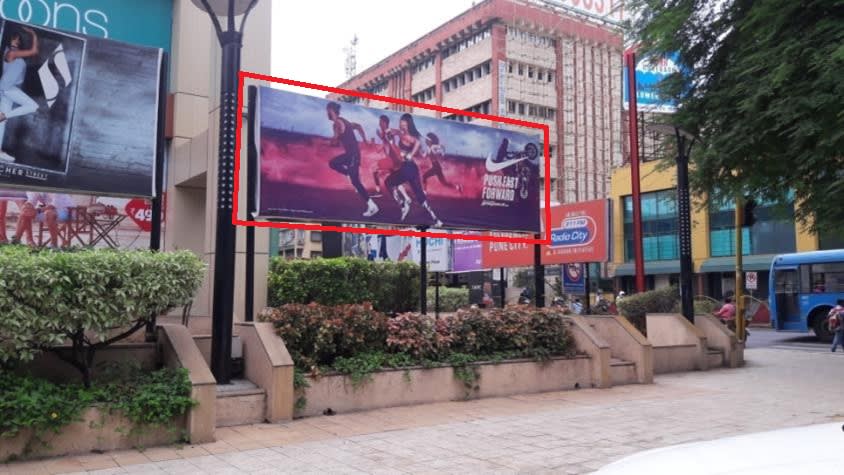 Back Lit Board - Facing Sagar Plaza - 12 W x  4 H Ft