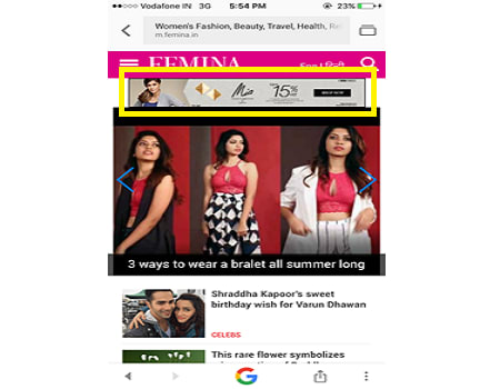 Filmfare, Website Advertising Rates | Filmfare, Website Ads | Advertise ...