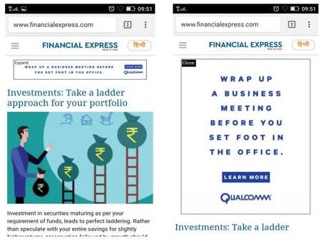 Financial Express - Banner Advertising Option 1