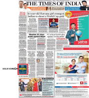 Times Of India, Mumbai, English Newspaper- Pointer Advertising- Option 1