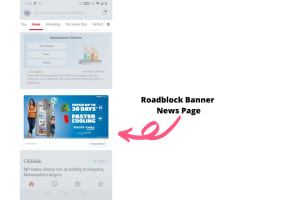 Dailyhunt-RoadBlock Advertising-Option 1