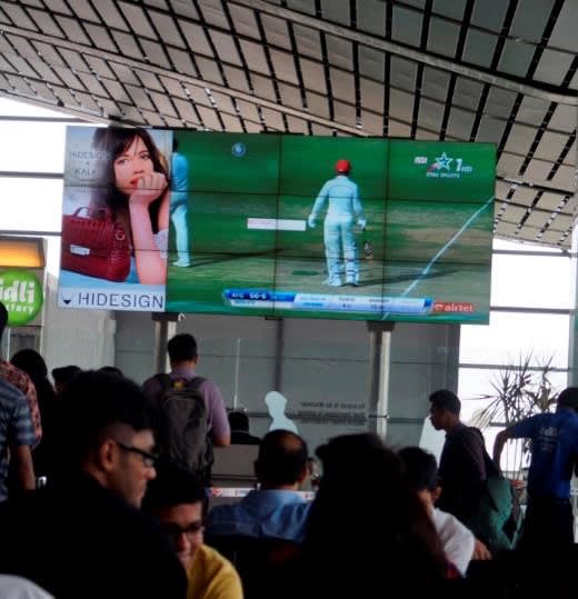 Hyderabad Airport-Digital Screen Package Advertising-Video Wall While Content Is Running -  Domestic & International Departures & Airport Village - 16 W x 7 H Ft