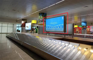 Goa Airport-Arrival Area Advertising-Domestic Arrival - 10 W x 5 H Ft - Baggage Claim Area