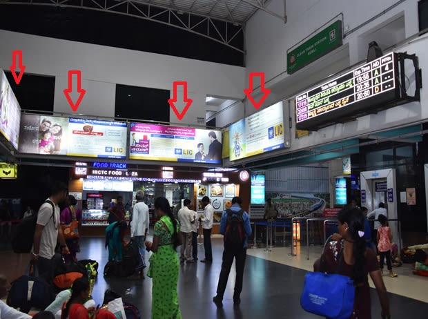 Back Lit Signage - 15 x 5 Ft - Central Ticket Counter