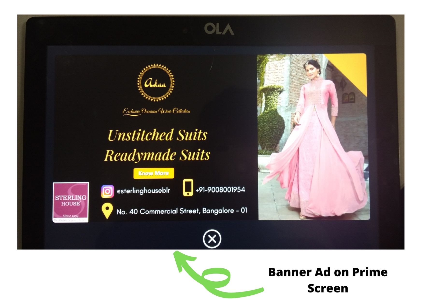 OLA, App - Banner Advertising Option 7
