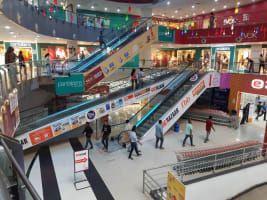 Escalator Branding - 2 W x 40 H Ft - Inside Mall