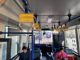 IndiGo Airlines Domestic-Bus Grab Handle Advertising-Option 1