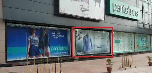 Glass Branding - Premium Media - Advertising in Pantaloons - Kolkata ...