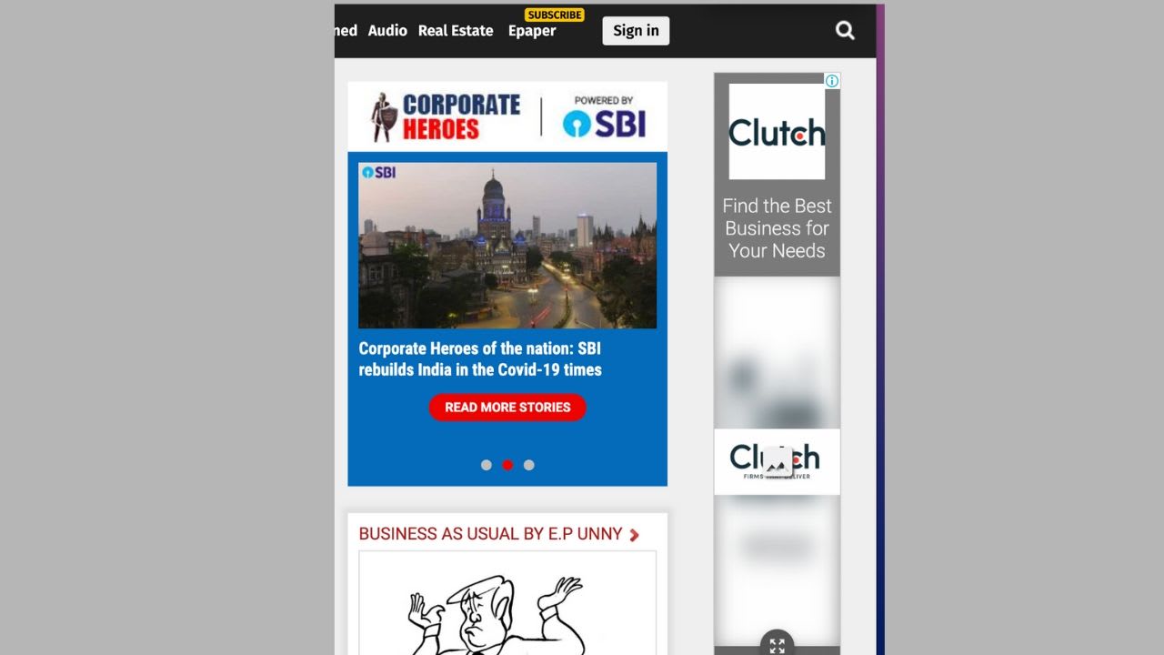 The Indian Express - Banner Advertising Option 2